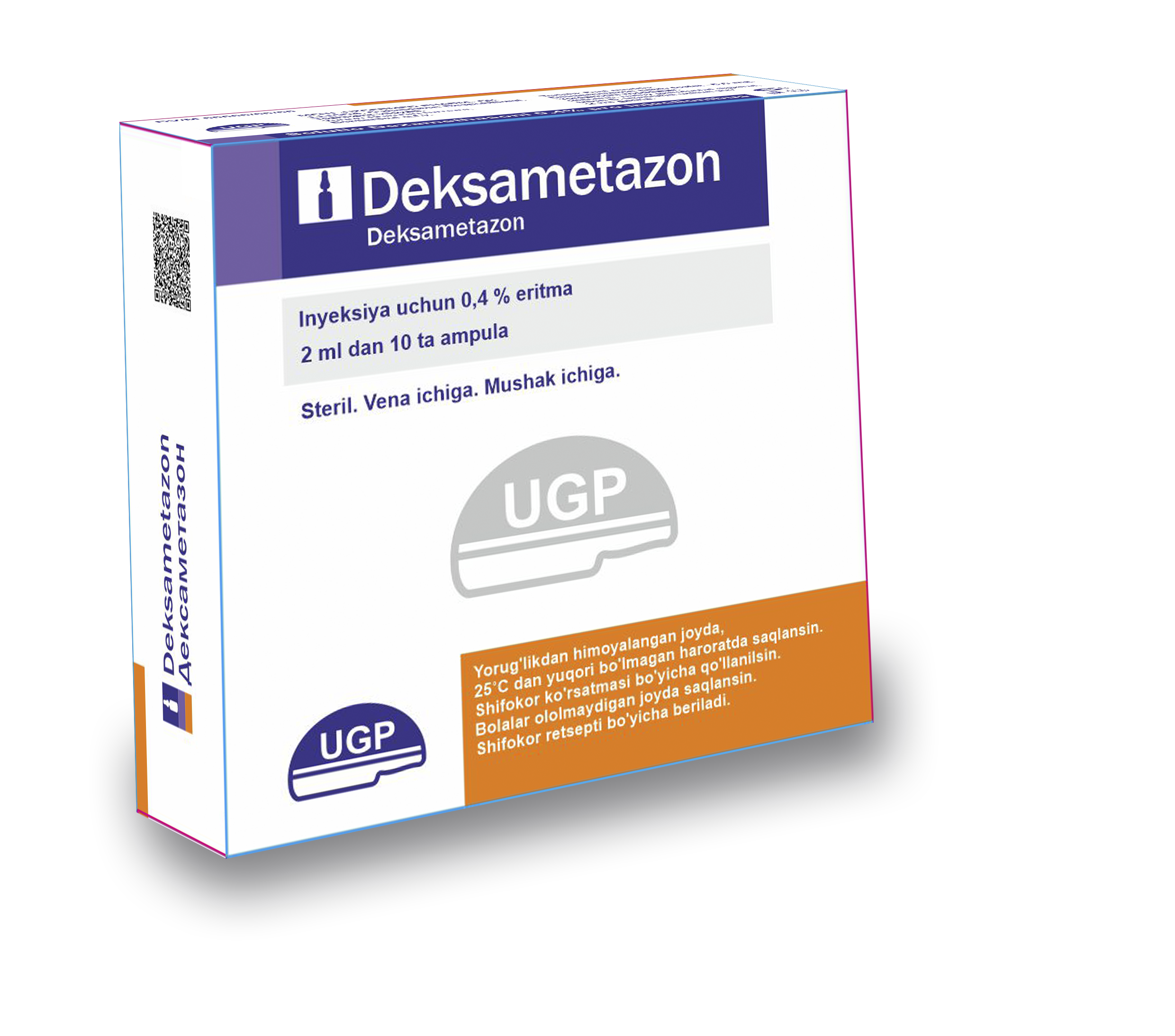 Deksametazon 2 ml 10 ta ampula