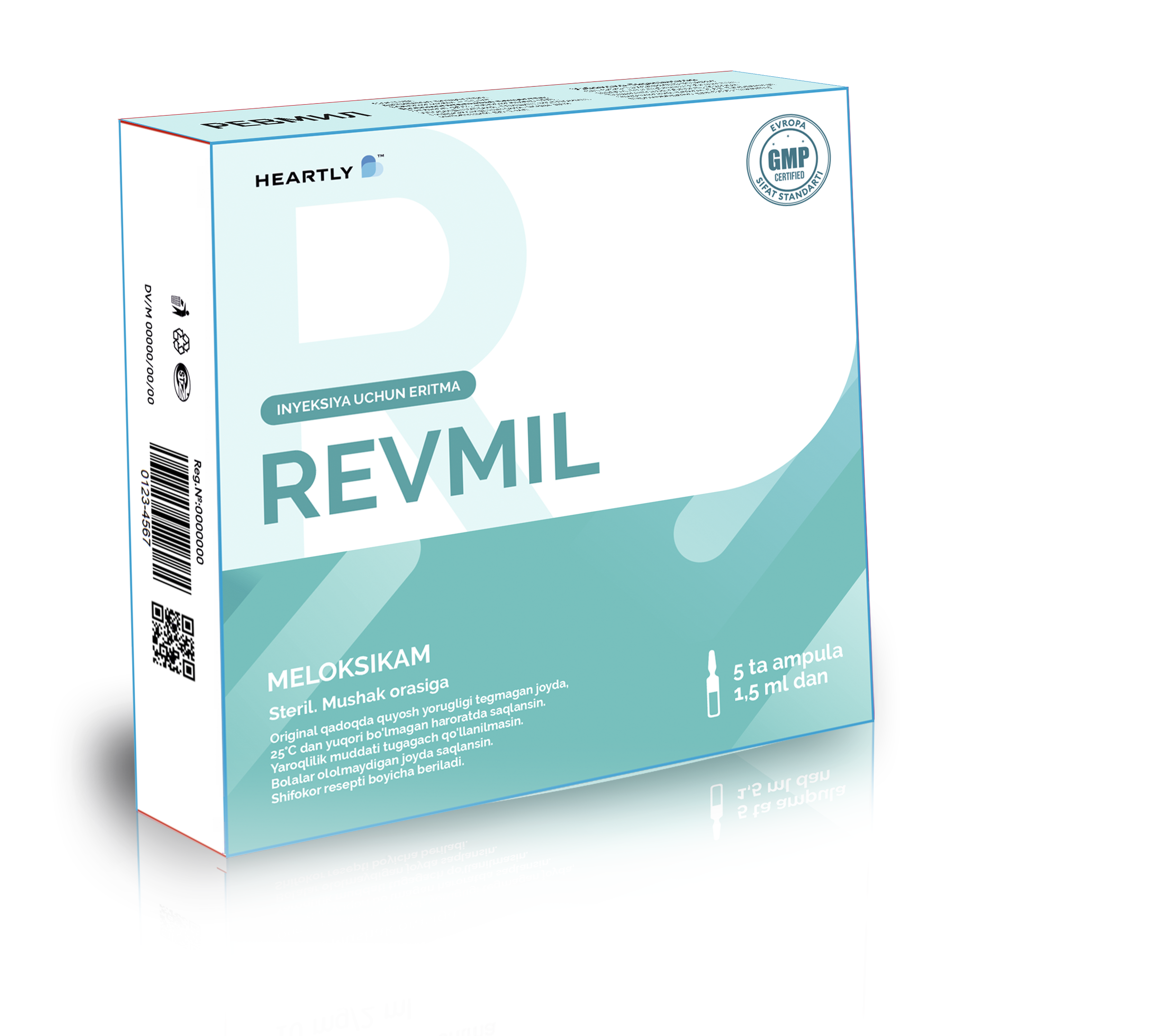 Revmil 1,5 ml dan 5 ta ampula
