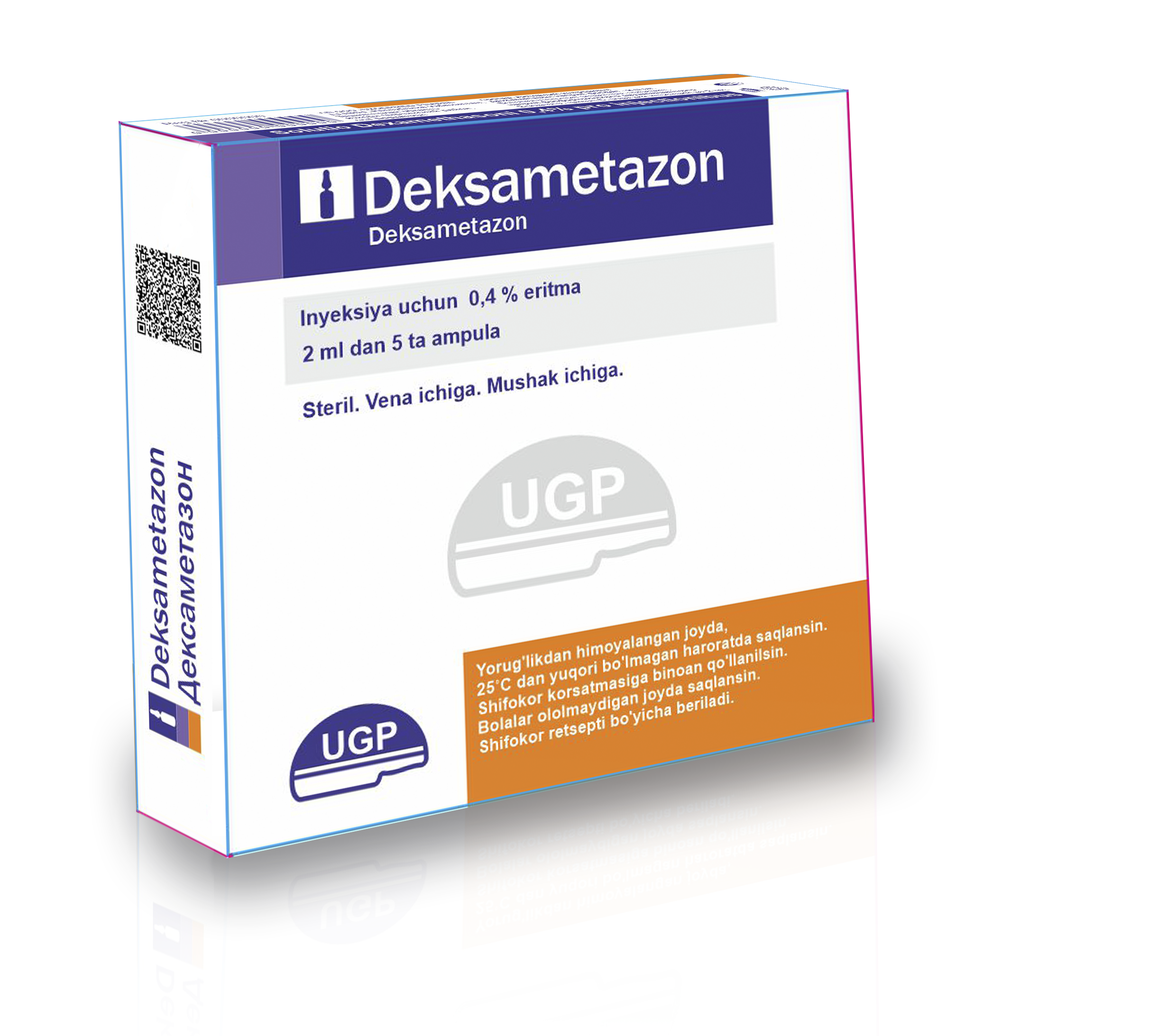 Deksametazon 2 ml 5 ta ampula